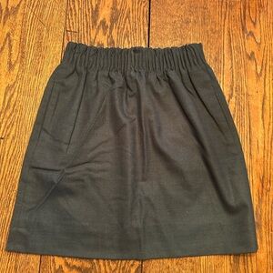 J. Crew Charcoal Mini Skirt